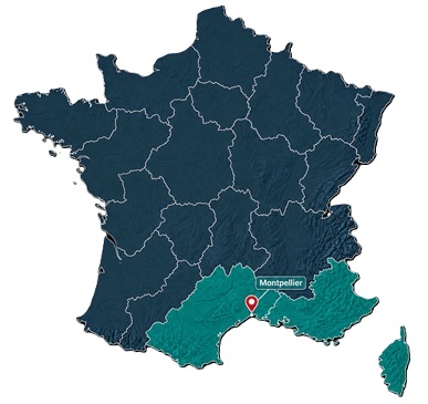 Carte de France simplifiée — visuel provisoire