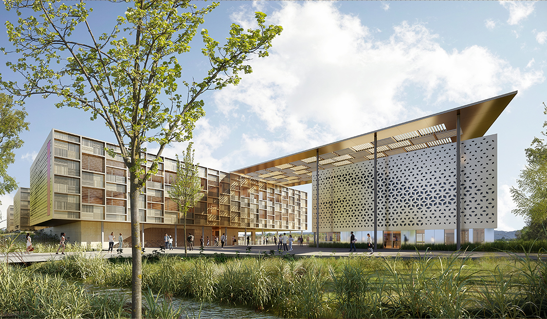 Lycée de Cournonterral — visuel provisoire